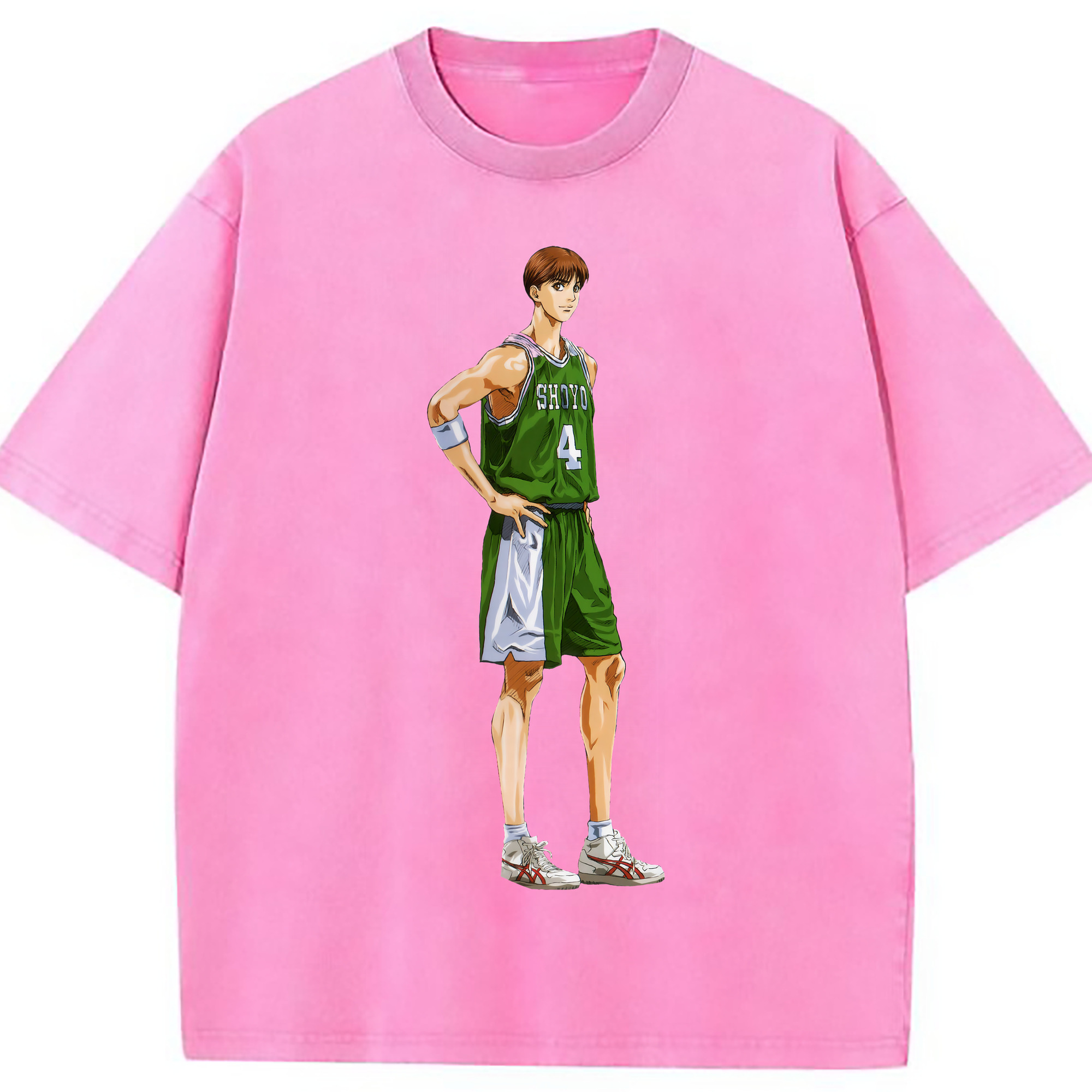 （画像用） SLAM DUNK／スラムダンク 綿100% ヴィンテージ風 半袖Tシャツ（フロントプリント）